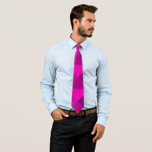 Corbata Pirámides de Magenta