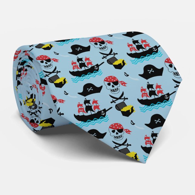Corbata Piratas (Enrollado)