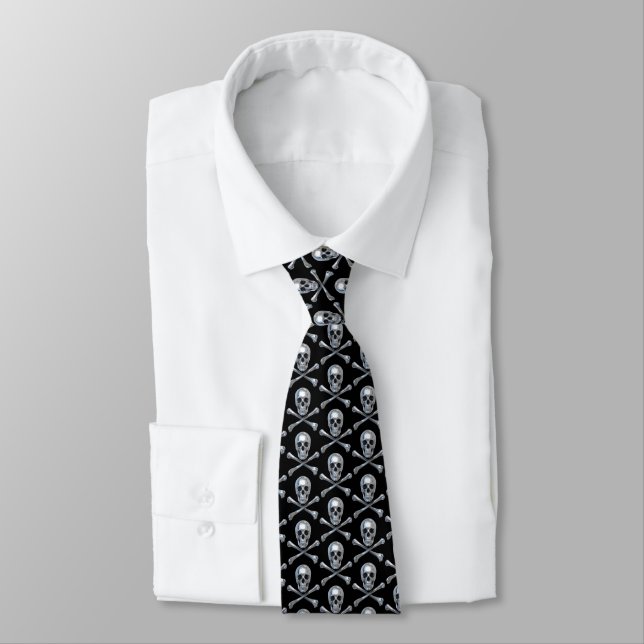 Corbata Pirate Skull Bones (Atado)
