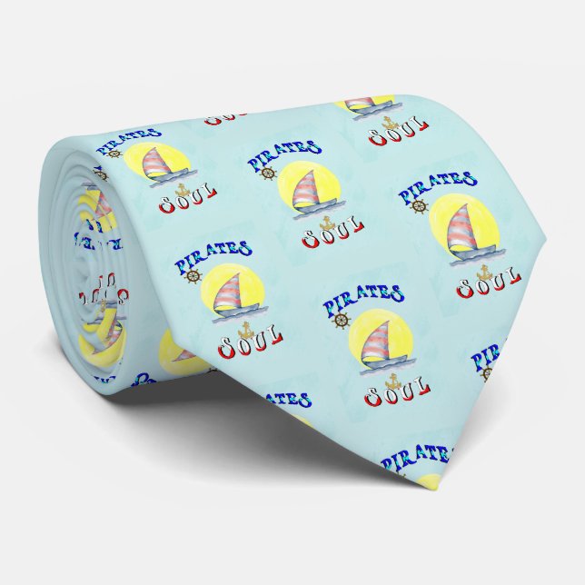 Corbata Pirates Soul Vela Náutica (Enrollado)