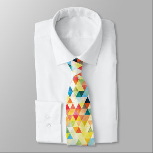 Corbata PixDezines Boho Geométrico/triángulos ajustables