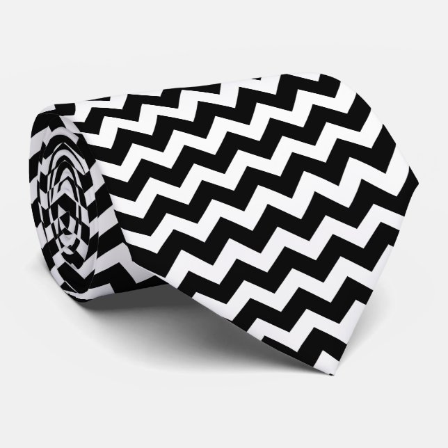 Corbata PixDezines chevron ajustable/color DIY (Enrollado)