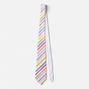 Corbata PixDezines color de fondo diy/rayas ajustables