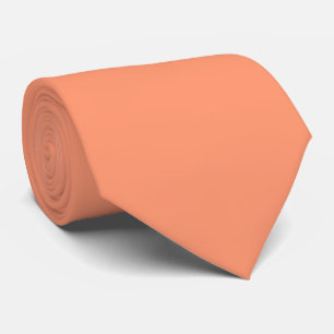 Corbata PixDezines Coral Naranja/Celosia/Color personaliza