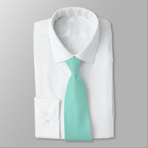 Corbata PixDezines diy color, AZUL DE HUEVO DE ROBIN SÓLID