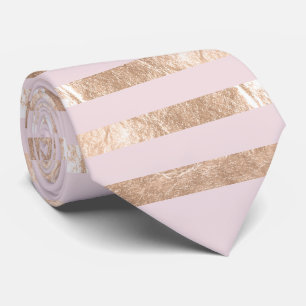 Corbata PixDezines falso rosa oro/champán/rubor/colorDIY