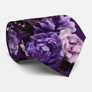 Corbata PixDezines Flores Frescas Moody Antecedentes de br