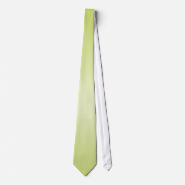 Corbata PixDezines gradiente melón honeydew (Anverso)