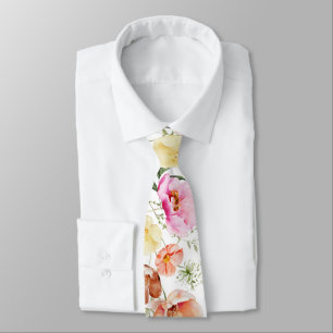 Corbata PixDezines H2 Flores de jardín de verano color DIY