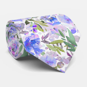 Corbata PixDezines H2 Flores de Verano Colores Brillantes