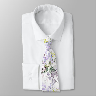 Corbata PixDezines H2 Polvo Púrpura Follaje de Goma