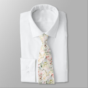 Corbata PixDezines H2 Rosas Rubor Cream DIY Background