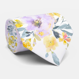 Corbata PixDezines H2 Spring Flowers Yellow Roses