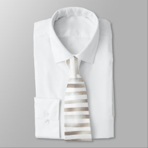 Corbata PixDezines Rayas de Acuarela Plateada/ajustable