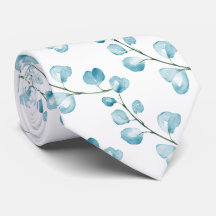 PixDezines Watercolor Mediterráneo Blu Eucalyptus