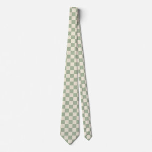 Corbata Pizarra verde y blanco desactivado