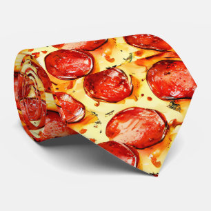 Corbata Pizza de cuello Pepperoni
