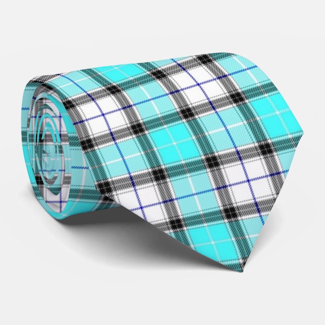 Corbata Placa azul (Enrollado)