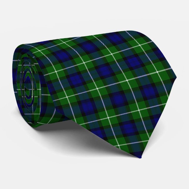 Corbata Placa azul lamont (Enrollado)