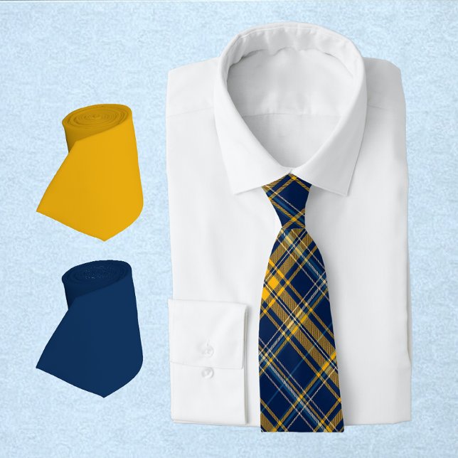 Corbata Placa azul y dorada (Subido por el creador)