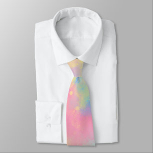 Corbata Placa de pintura arco iris