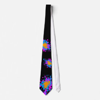 Corbata Placa de pintura retro del tigre de Corey 80s (Mul