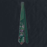 Corbata Placa madre para equipos<br><div class="desc">Esta imaginativa corbata de cuello tiene una imagen de una motherboard de computadora impresa en el frente. El regalo perfecto para el informático o el informático de tu vida.</div>