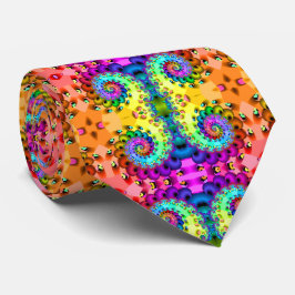 Corbata Placer espiral del fractal