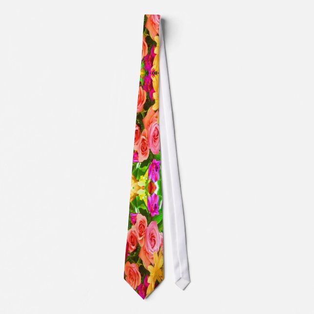 Corbata Placer floral (Anverso)