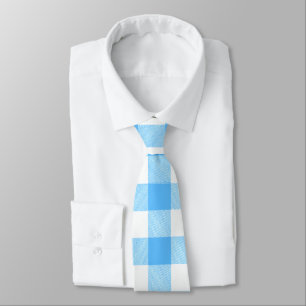 Corbata Plaid Cielo de Verano de Vida Lenta