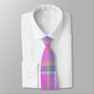 Corbata Plaid Decorativo
