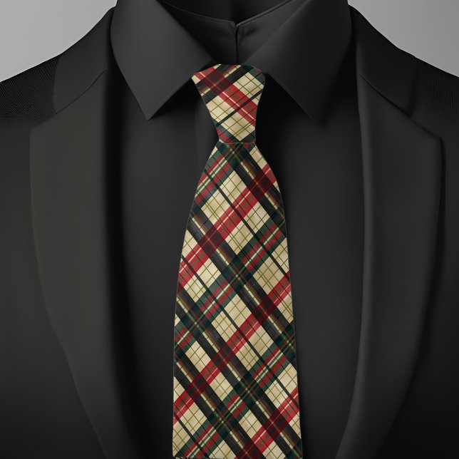 Corbata Plaid Festivo (Subido por el creador)