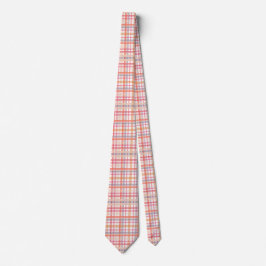 Corbata Plaid Pastel