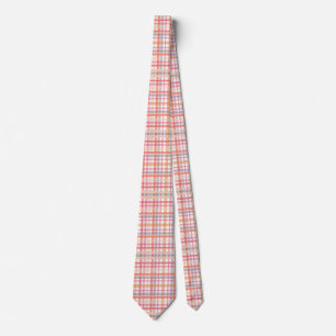 Corbata Plaid Pastel