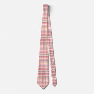 Corbata Plaid Pastel