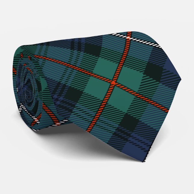 Corbata Plaid Rustic Robertson Check Tartan (Enrollado)