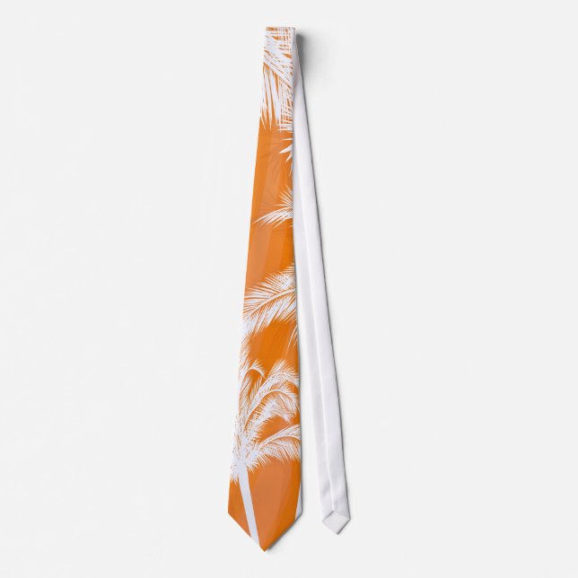 Corbata Plam Trees Sunset (Anverso)