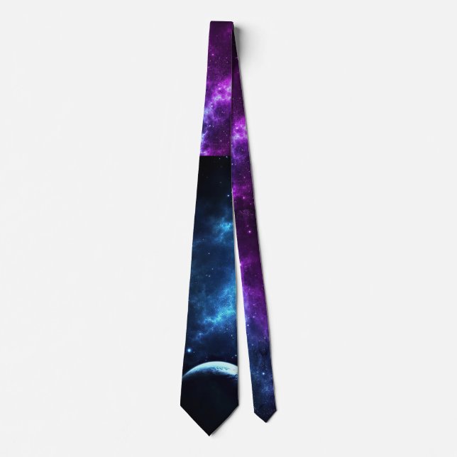 Corbata Planeta Galaxy Neck Tie (Anverso)