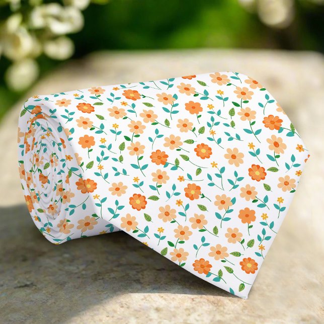 Corbata Planta Flores Patrón Groom Boda (Subido por el creador)