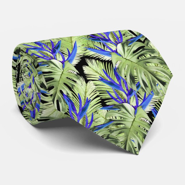 Corbata Planta tropical 2 (Enrollado)