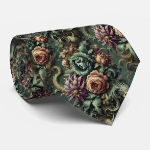 Corbata Plantas y pandemonio - Victoria gótica