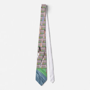 Corbata Plantilla de imagen de mosaico atado
