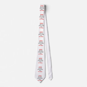 Corbata Plantilla de Personalizable