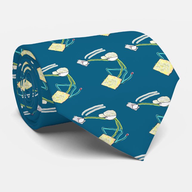 Corbata Plasterer Stickman (Enrollado)