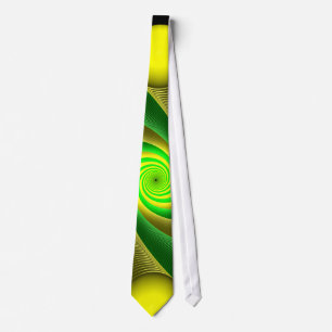Corbata Plátano y kiwi