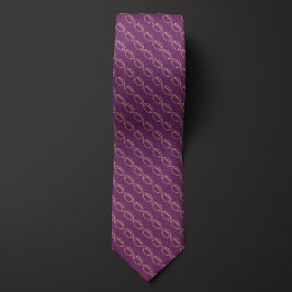 Corbata Plum Purple Football