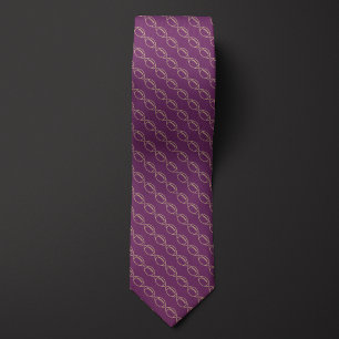 Corbata Plum Purple Football
