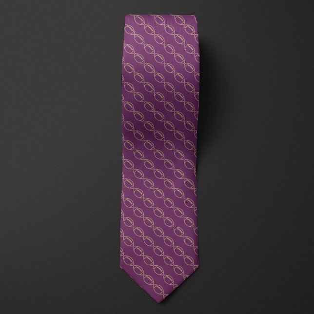 Corbata Plum Purple Football (Subido por el creador)