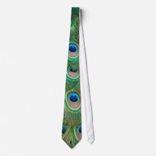 Corbata Plumaje del pavo real