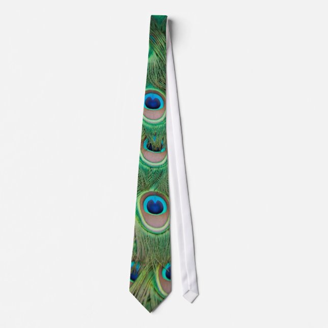 Corbata Plumaje del pavo real (Anverso)